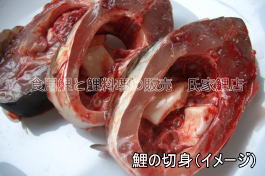 鯉の切身(イメージ)